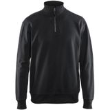 Blåkläder 3369-1158 Sweatshirt met 1/2 rits Zwart