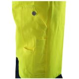 Fristads - Hi Vis Amerikaanse Overall - Geel/Marineblauw - Keperstof