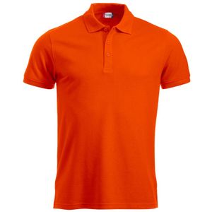 Clique Manhattan Heren Polo Signaaloranje