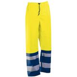 Jobman 2546 Hi-Vis Rain Trousers Geel/Navy