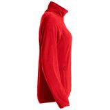Clique Basic Micro Fleece Jacket Ladies Rood