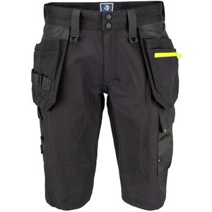 Projob 5562 Full Stretchshort Met Spijkerzakken Heren Zwart maat C50