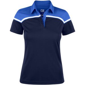 Cutter & Buck Seabeck Polo Dames Dark Navy/ Royal Blauw maat S