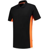 Tricorp 202004 Poloshirt Bicolor Zwart/Oranje