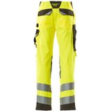 Mascot Safe Supreme Broek met kniezakken 15579-860 - hi-vis geel/donkerantraciet