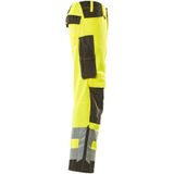 Mascot Safe Supreme Broek met kniezakken 15579-860 - hi-vis geel/donkerantraciet