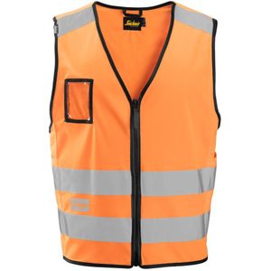 Snickers 9153 Vest High Visibility Klasse 2 High-Vis Oranje maat M