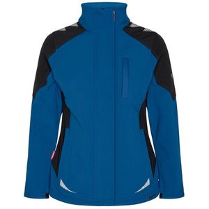 F. Engel 8815 Galaxy Softshell Jacket Ladies Blue/Black maat 3XL