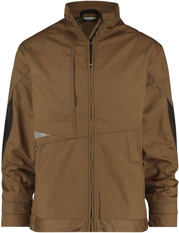 Dassy - Atom - Werkvest - Leembruin/Antracietgrijs