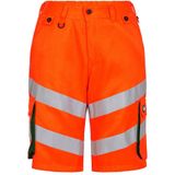 F. Engel 6545 Safety Light Short Repreve Orange/Green maat 42