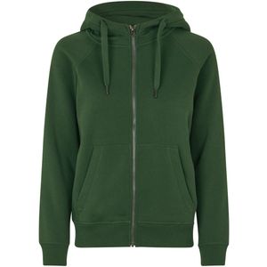 Pro Wear by Id 0639 CORE hoodie met rits dames Fles groen maat XS
