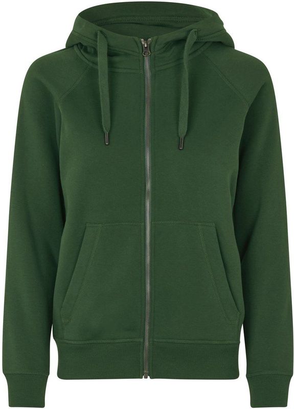 Pro Wear by Id 0639 CORE hoodie zip women Bottle green Size 3XL