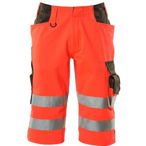 Mascot 15549-860 Shorts, lange Hi-Vis Rood/Donkerantraciet