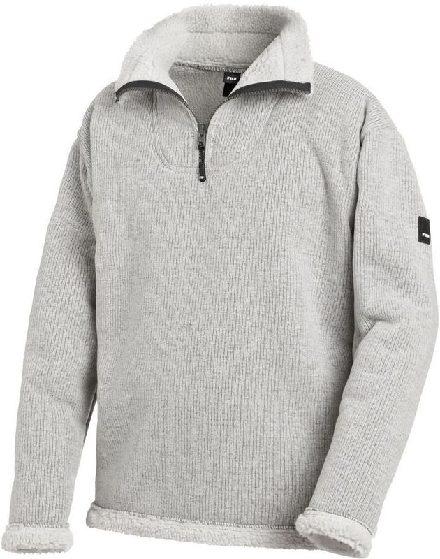 FHB Robert Imitatiebont-Trui Grijs maat S