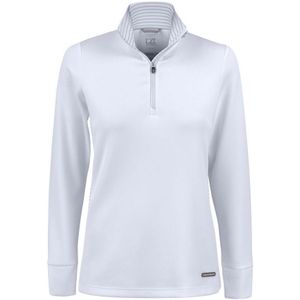 Cutter & Buck Traverse Half Zip Dames Wit maat XXL