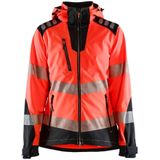 Blåkläder 4791-2513 Dames Softshell jack High Vis High Vis Rood/Zwart maat S