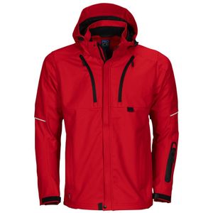 Projob 3406 Softshell Jas Rood maat XXL