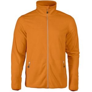 Printer Fleece Jacket Twohand Heren Oranje