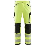 Blåkläder 1197-1642 High Vis Stretch Werkbroek Geel/Zwart