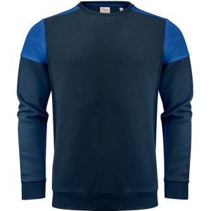 Printer Ronde Hals Prime Marine/Kobalt maat 4XL