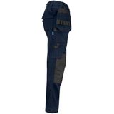 Projob 5563 Damesbroek Met Kniezakken en Spijkerzakken Katoen 645563 - Marine