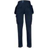 Projob 5563 Damesbroek Met Kniezakken en Spijkerzakken Katoen 645563 - Marine