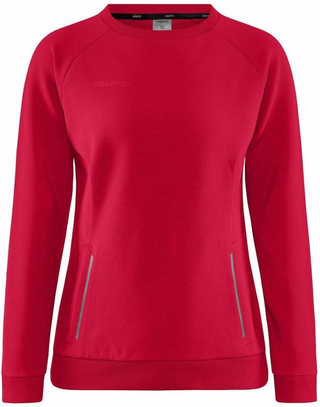 Craft Core Soul Crew Sweatshirt Dames Bright Red maat S