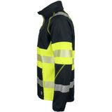 Projob 6443 Softshell - ISO 20471 Klasse 1 Geel/Zwart maat S