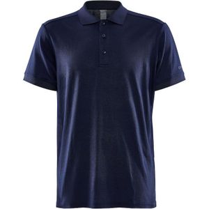 Craft Core Blend Polo Shirt Heren Navy maat L