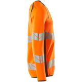 Mascot Accelerate Safe Sweatshirt 19084-781 - hi-vis oranje/mosgroen