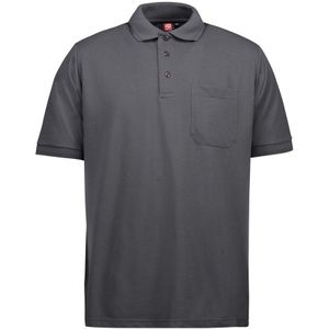 Pro Wear ID 0320 Men Pro Wear ID Polo Shirt Pocket Charcoal