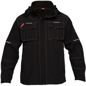 F. Engel 1260 Combat Softshell Jacket Black