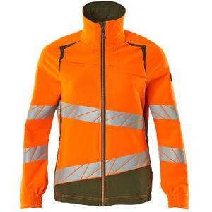 Mascot 19008-511 Dames Jas Hi-Vis Oranje/Mosgroen