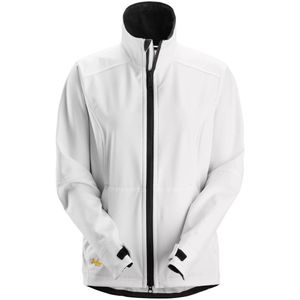 Snickers 1247 Winddicht Softshell Damesjack Wit maat XS