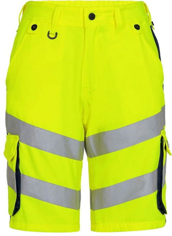 F. Engel 6545 Safety Light Short Repreve Yellow/Blue Ink maat 42