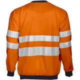 Projob 6101 Sweatshirt Ronde Hals - ISO 20471 Klasse 3 Oranje/Zwart