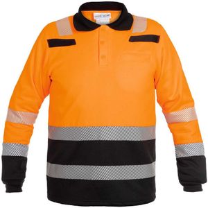 Hydrowear Tokio Sweater Fluor Oranje/Zwart maat 4XL