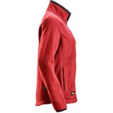 Snickers 8027 POLARTEC® Dames Fleece Jack Chilirood/Zwart maat M