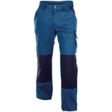 Dassy Boston Tweekleurige werkbroek met kniezakken Korenblauw/Marineblauw 300gr