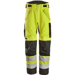 Snickers 6630 High-Vis Klasse 2 Waterproof 37.5® 2-laags Licht gewatteerde Werkbroek High-Vis Geel/Zwart