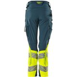 Mascot Accelerate Safe Broek met kniezakken 19178-511 - donkerpetrol/hi-vis geel