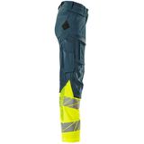Mascot Accelerate Safe Broek met kniezakken 19178-511 - donkerpetrol/hi-vis geel