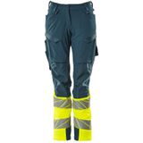 Mascot Accelerate Safe Broek met kniezakken 19178-511 - donkerpetrol/hi-vis geel