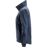 Snickers 1247 Winddicht Softshell Damesjack Marineblauw maat XS