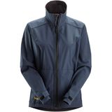 Snickers 1247 Winddicht Softshell Damesjack Marineblauw maat XS