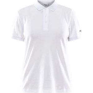 Polo Craft Women Core Blend Polo Shirt White