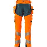 Mascot Accelerate Safe Broek met spijkerzakken 19031-711 - hi-vis oranje/donkerpetrol