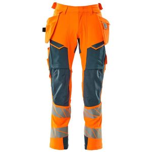 Mascot 19031-711 Broek met spijkerzakken Hi-Vis Oranje/Donkerpetrol maat 90C56