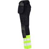 Jobman 2277 Hi-Vis Trousers HP 65227710 - Zwart/Geel