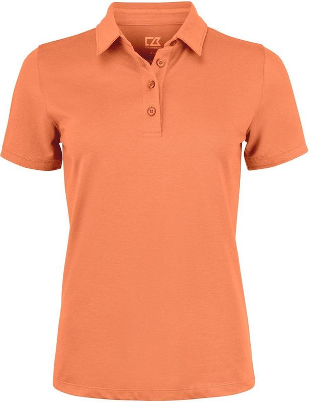 Cutter & Buck Oceanside Stretch Polo Dames Perzik maat XL